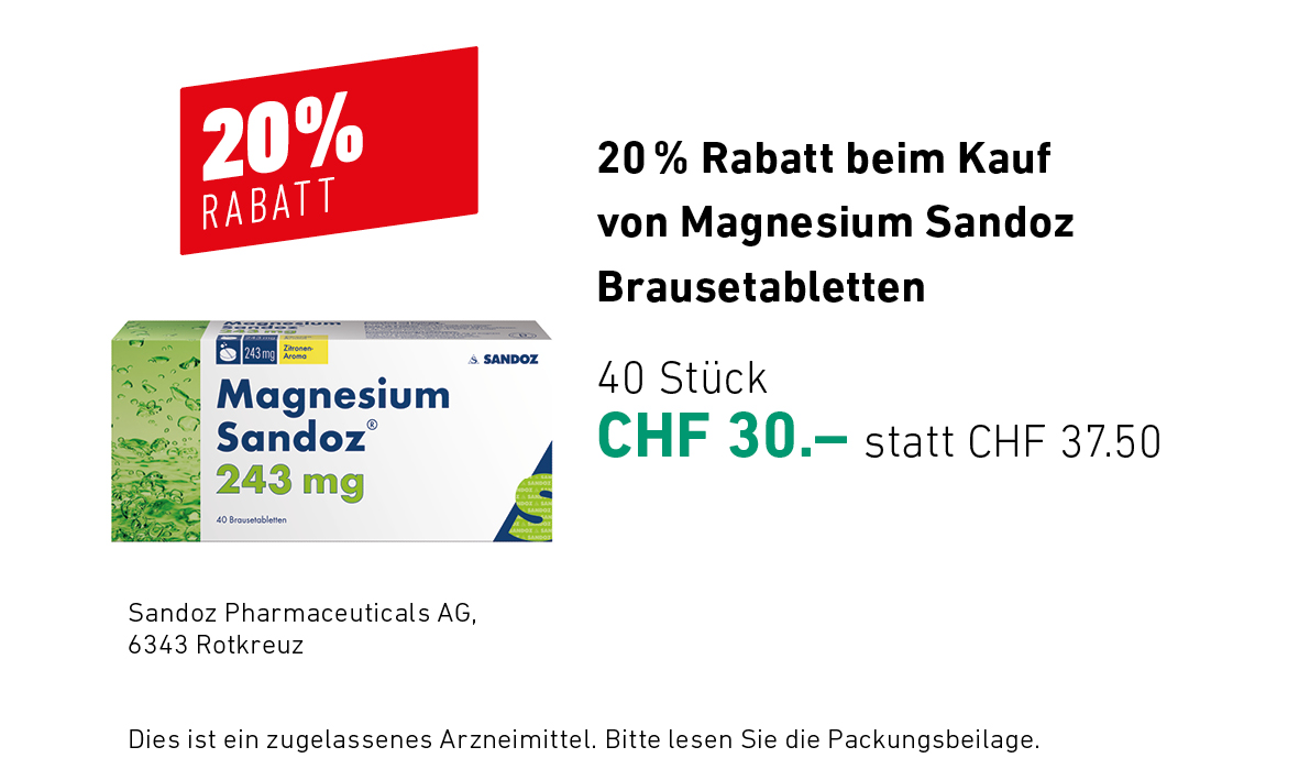 Magnesium Sandoz Brausetabletten